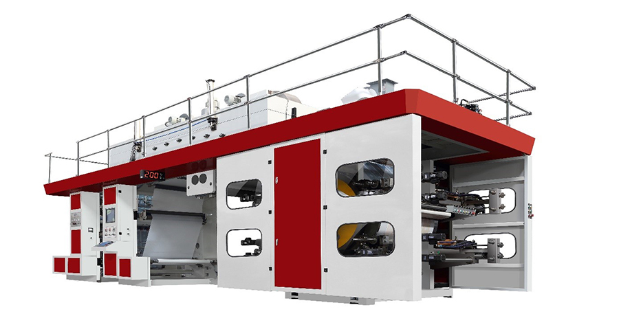 Máquina de impresión flexográfica Ci 4