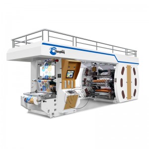 China wholesale Mechanical Printing Press Factory –  Economic CI Printing Machine For Film 6 colors – Changhong Printing