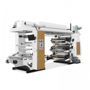 Best High Quality Logo Printer Machine Factory –  Stack Type Flexo Printing Machine For Plastic 6 Colors – Changhong Printing