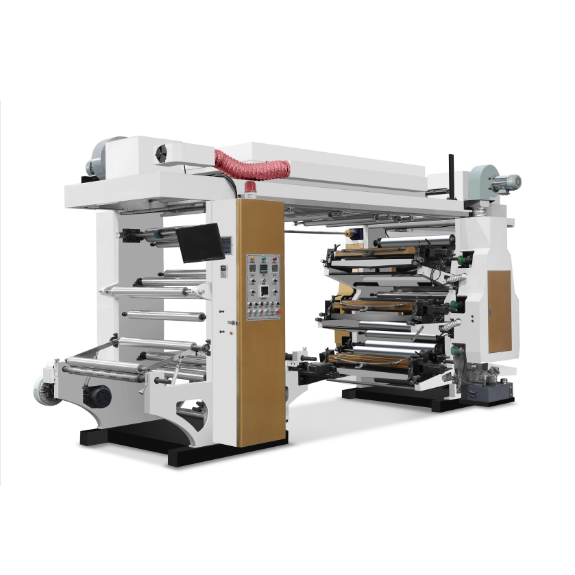 China wholesale Flex Banner Printing Machine Factory –  6 Colour Stack Type Flexo Printing Machine – Changhong Printing
